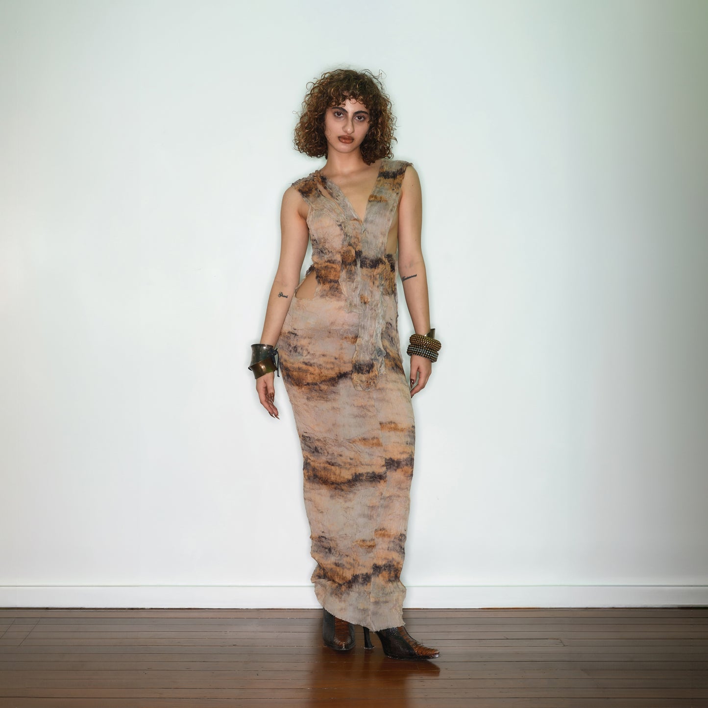 plisse dress