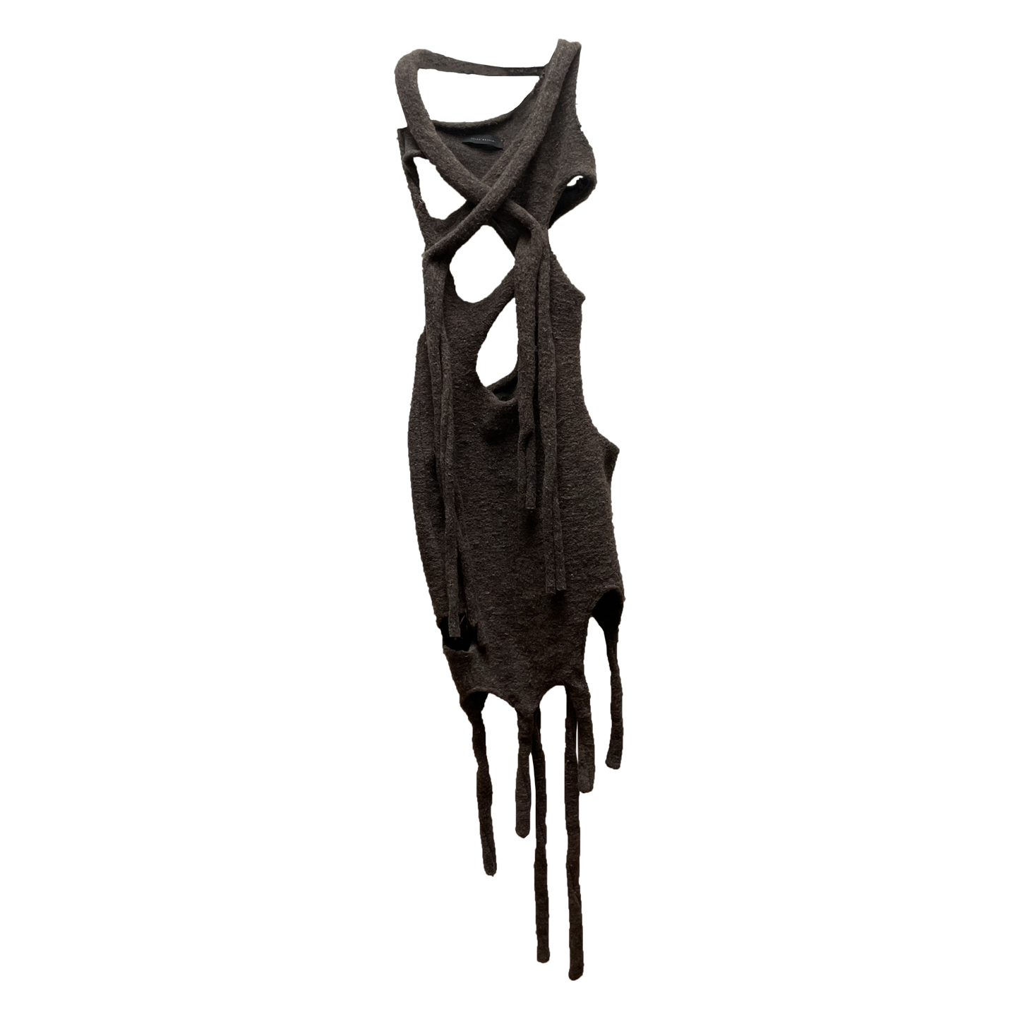 one-strap melting dress